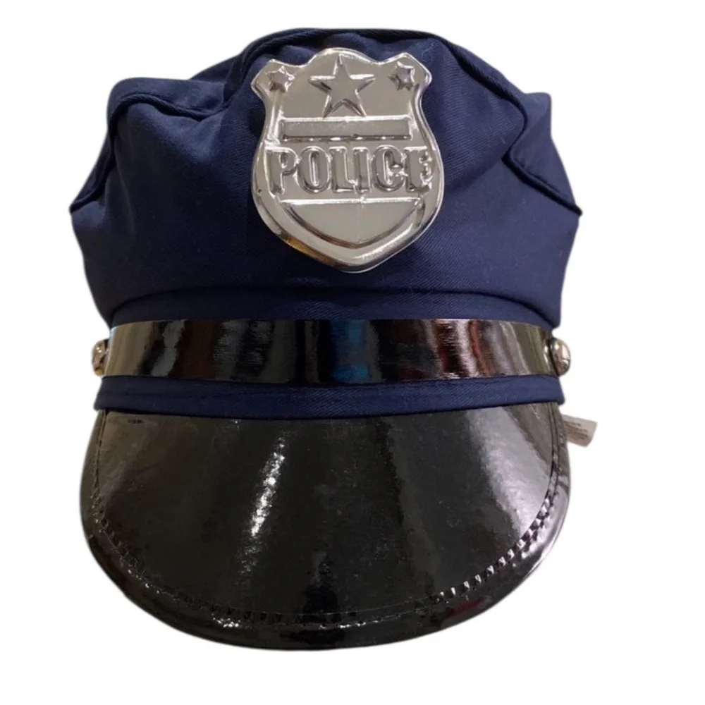 Costumes USA Adult Traditional Police Officer Hat in Dark Blue Unisex